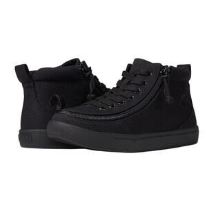 Billy Kids Classic DR High II Sneakers US 13 Black Canvas Wrap Around Zip NIB